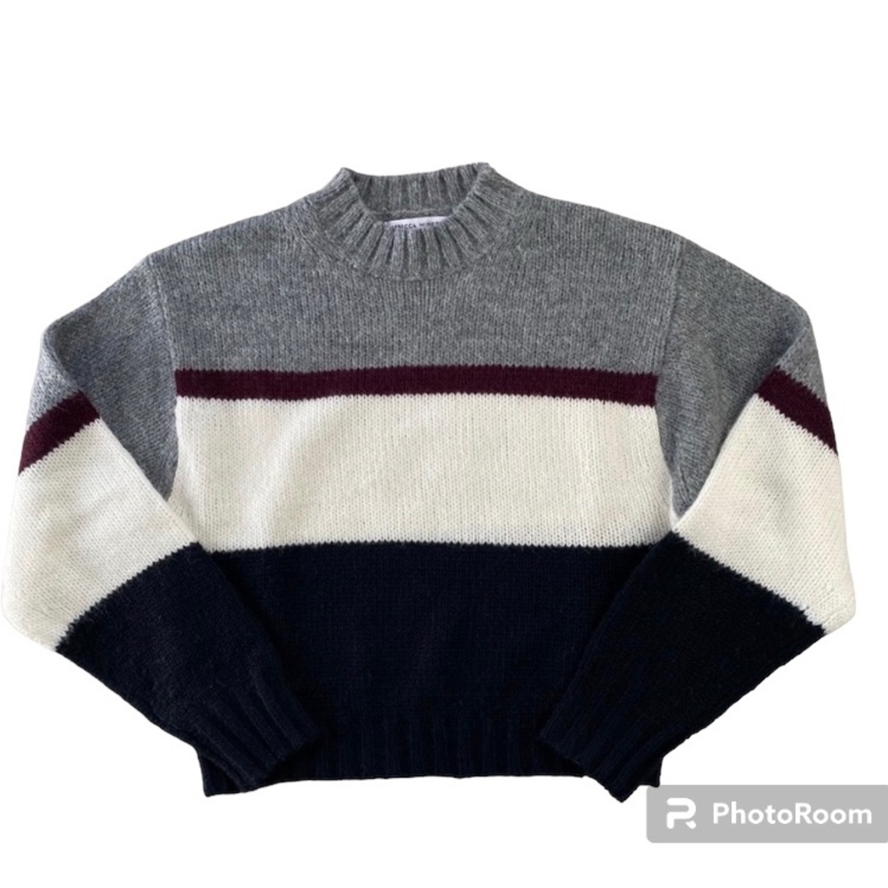 Rebecca Minkoff Colorblock Striped Sweater Size Small